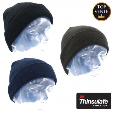 BONNET MILITAIRE MAILLE THINSULATE  - 1