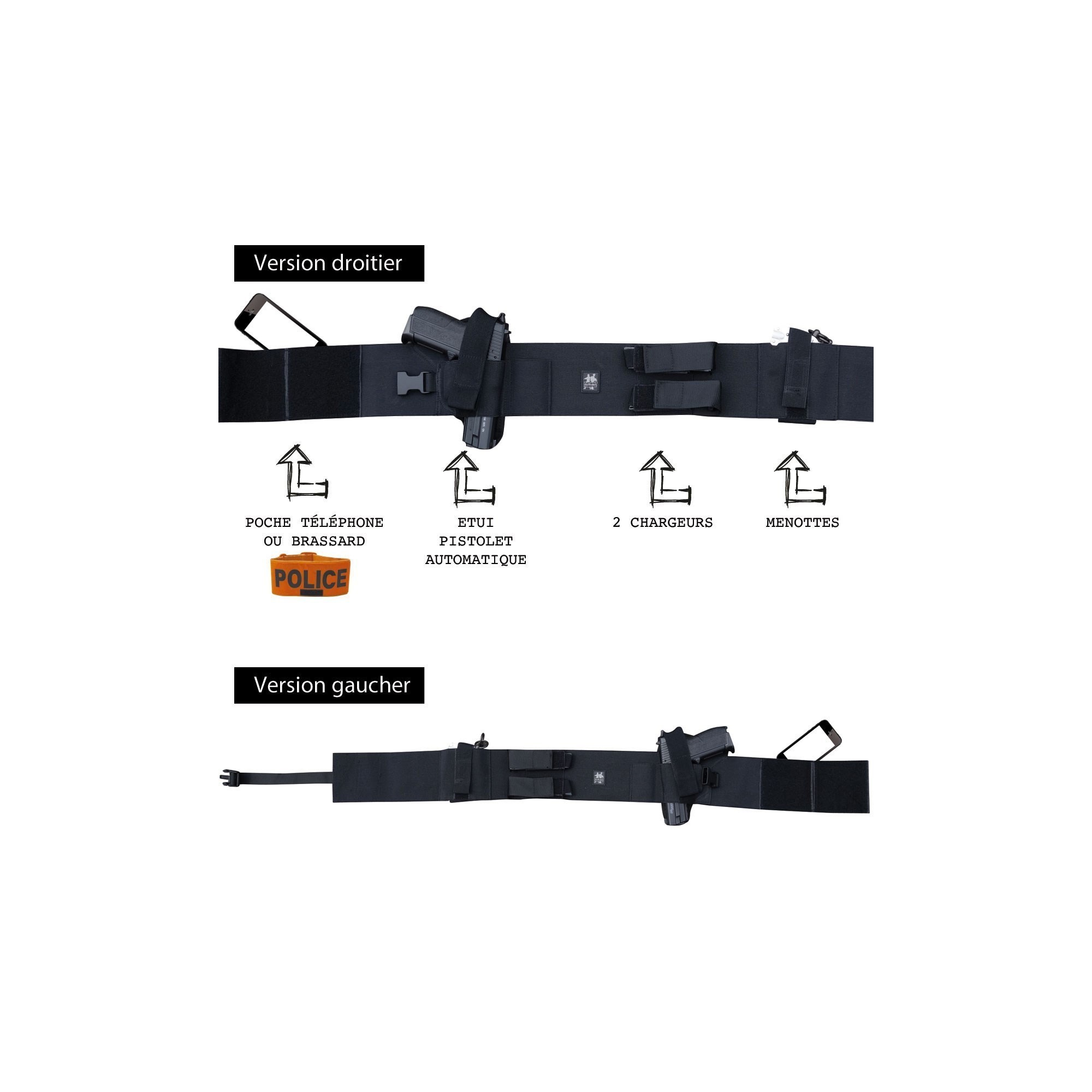 CEINTURE DISCRETE HOLSTER  - 3 CEINTURE DISCRETE HOLSTER  - 3