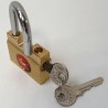 CADENAS LAITON MASSIF 40 MM  - 3 CADENAS LAITON MASSIF 40 MM  - 3