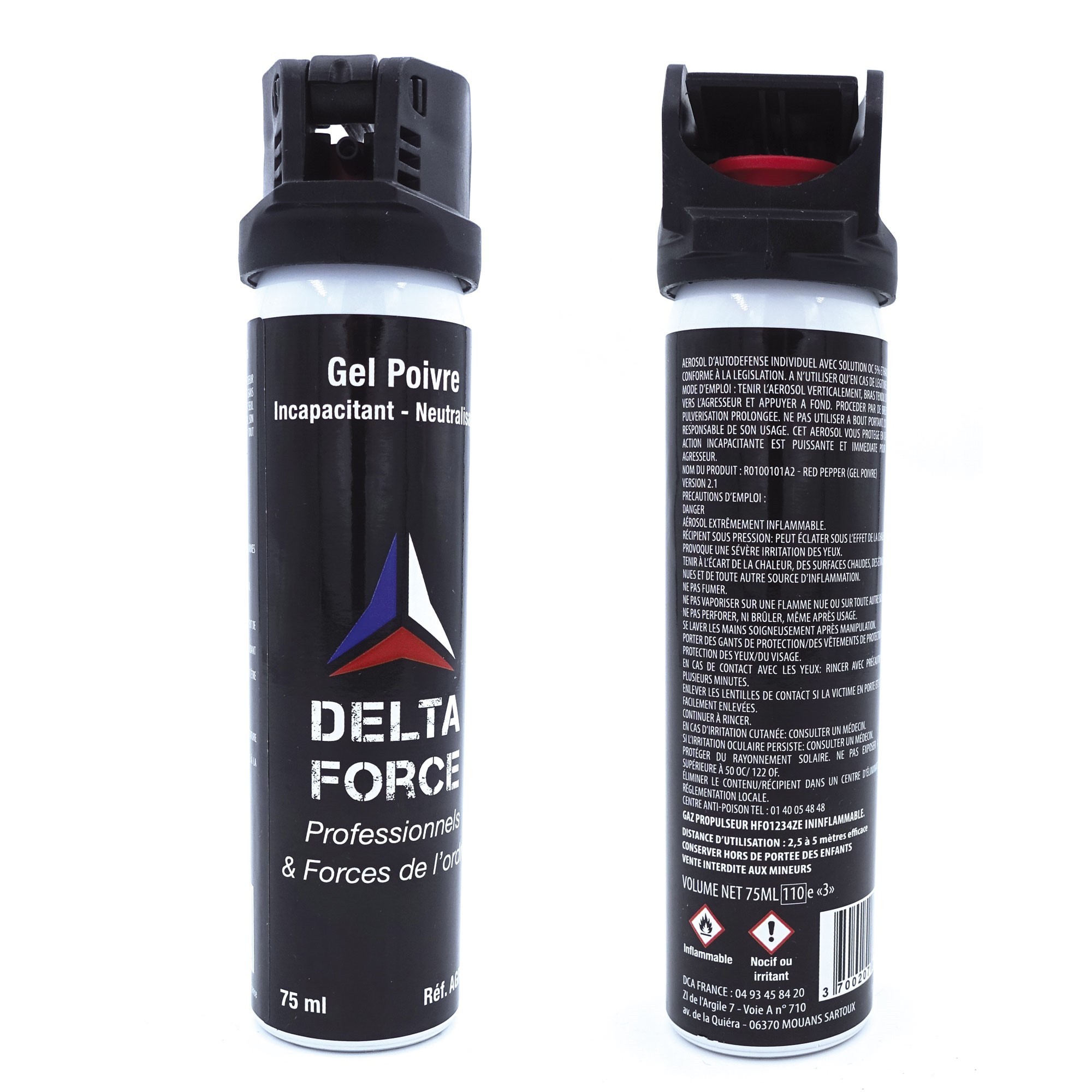 Aérosol de défense RED PEPPER 75ml  - 2 Aérosol de défense RED PEPPER 75ml  - 2