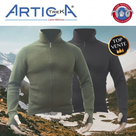 VESTE ARTICA TREK 600G MERINOS  - 1