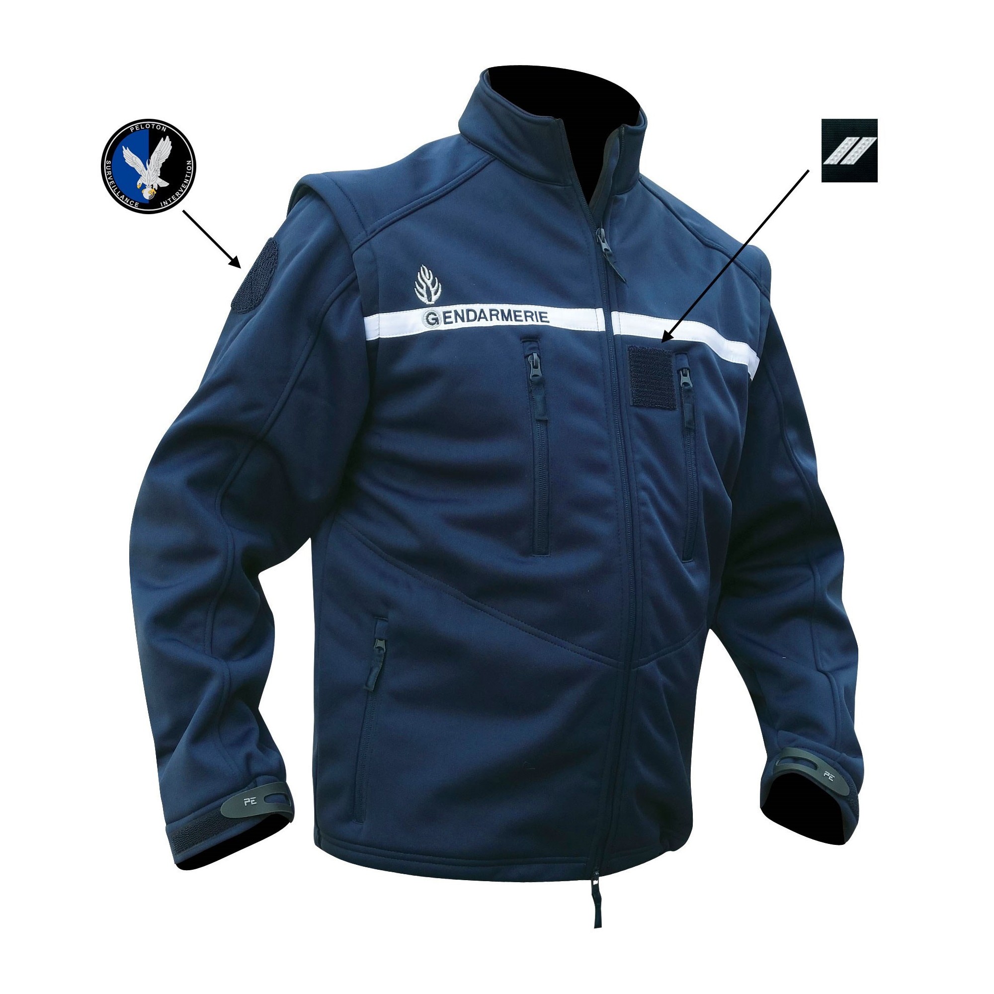 BLOUSON SOFTSHELL 2 EN 1 MANCHES AMOVIBLES  - 13 BLOUSON SOFTSHELL 2 EN 1 MANCHES AMOVIBLES  - 13