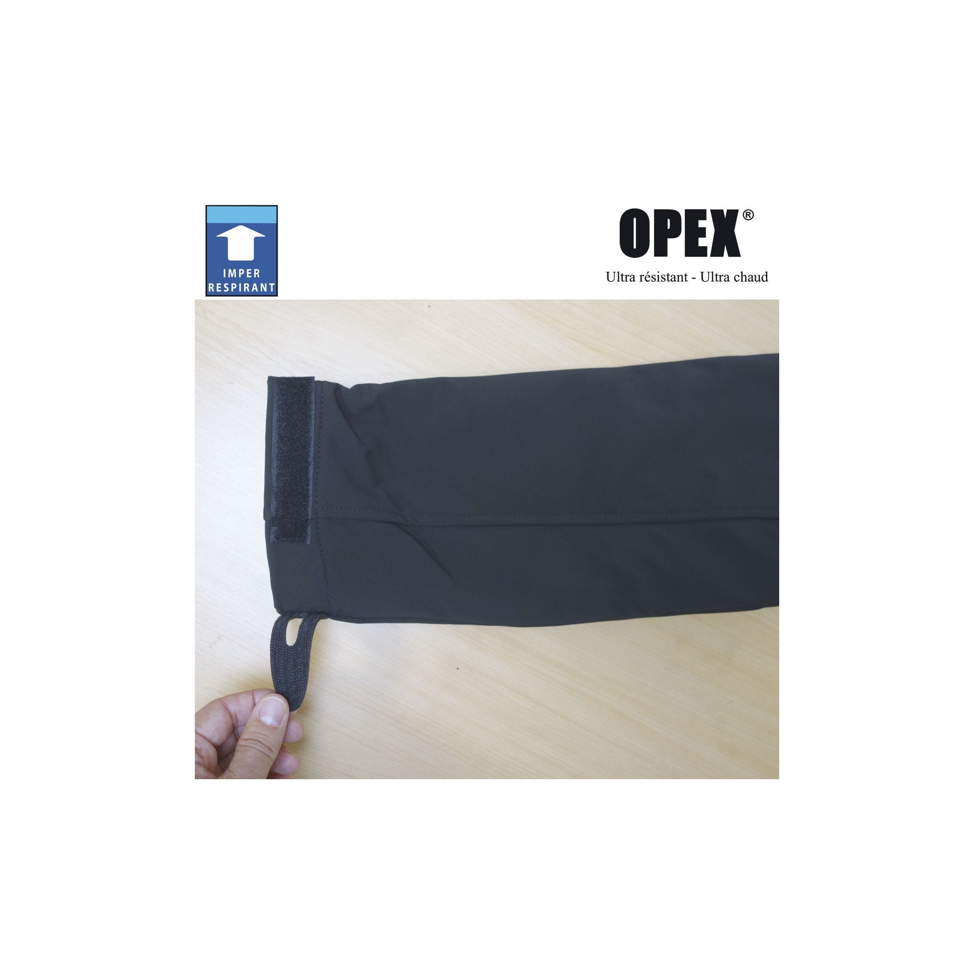 BLOUSON NOIR SOFTSHELL 3 COUCHES - 6 BLOUSON NOIR SOFTSHELL 3 COUCHES - 6