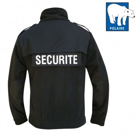 BLOUSON POLAIRE SECURITE NOIR  - 6