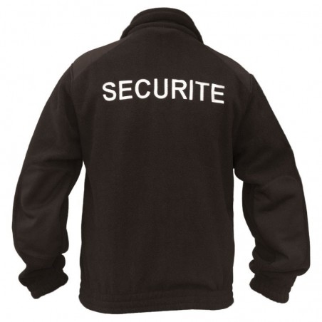 BLOUSON POLAIRE SECURITE BANDE GRISE  - 2