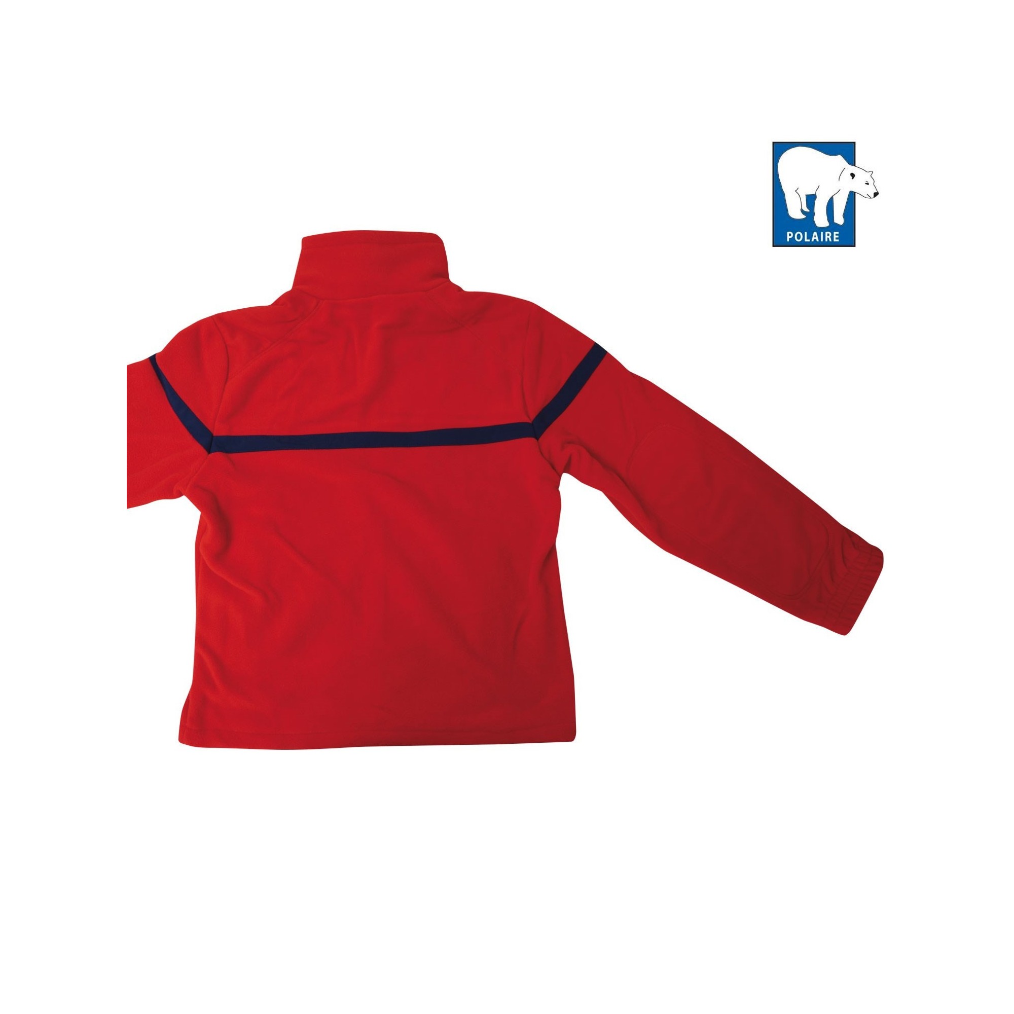 BLOUSON POLAIRE ROUGE SECURITE INCENDIE  - 3 BLOUSON POLAIRE ROUGE SECURITE INCENDIE  - 3