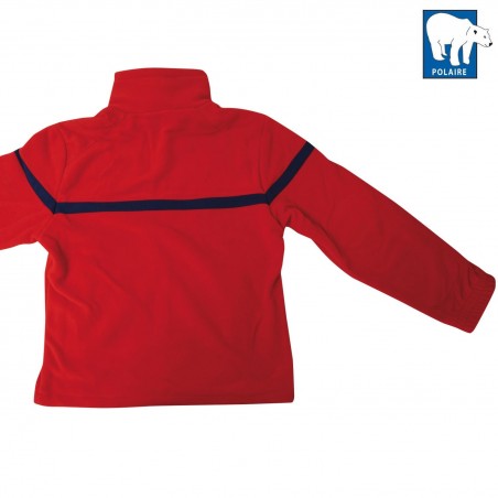 BLOUSON POLAIRE ROUGE SECURITE INCENDIE  - 3