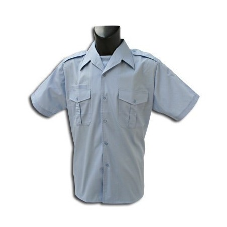 CHEMISETTE BLEUE GENDARMERIE HOMME*  - 1