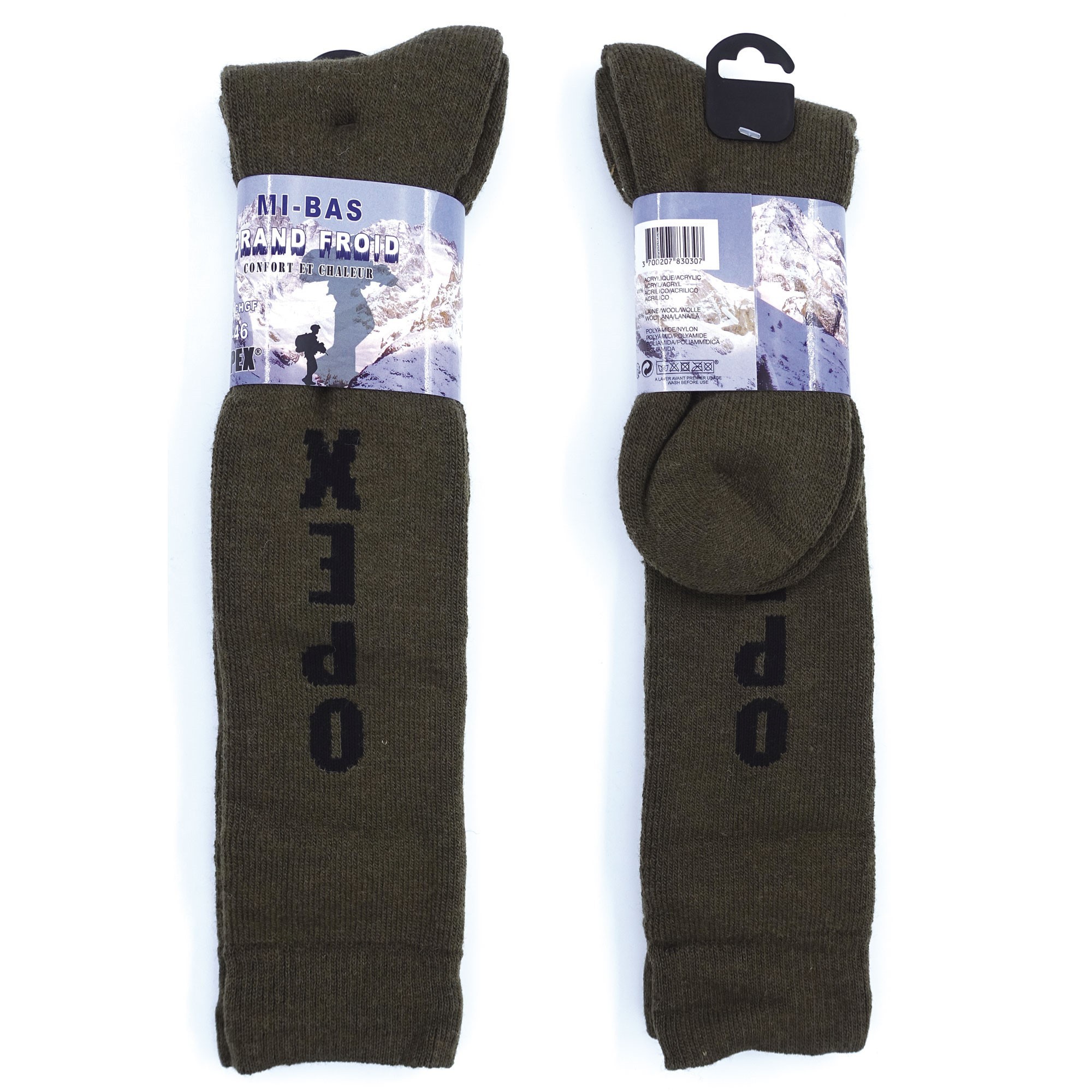 Chaussettes mi-bas grand froid Opex®