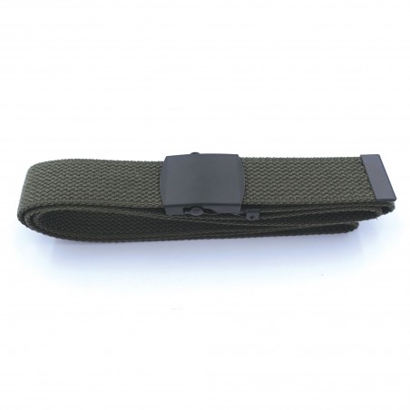 CEINTURE SANGLE VERTE BOUCLE VERT ARMÉE  - 1