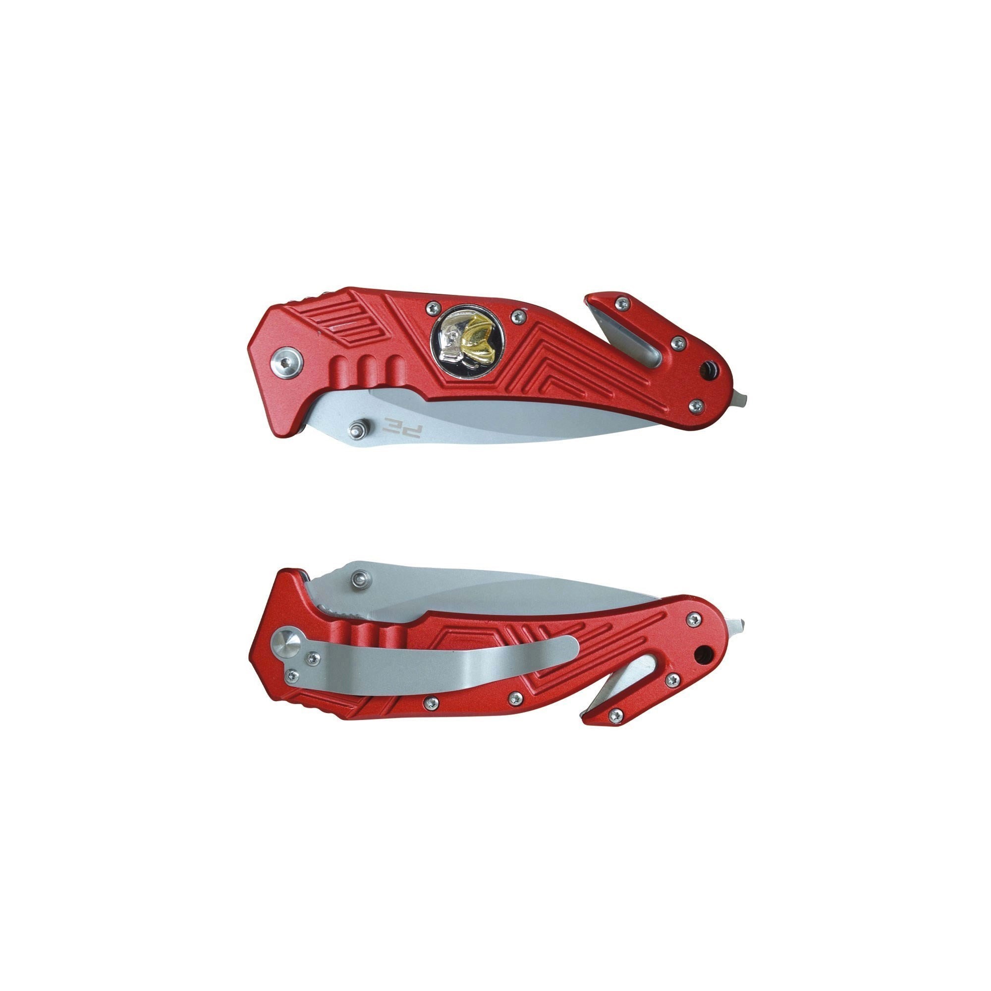 COUTEAU COUPE SANGLE BRISE VITRE MANCHE ROUGE PASTILLE SP  - 2