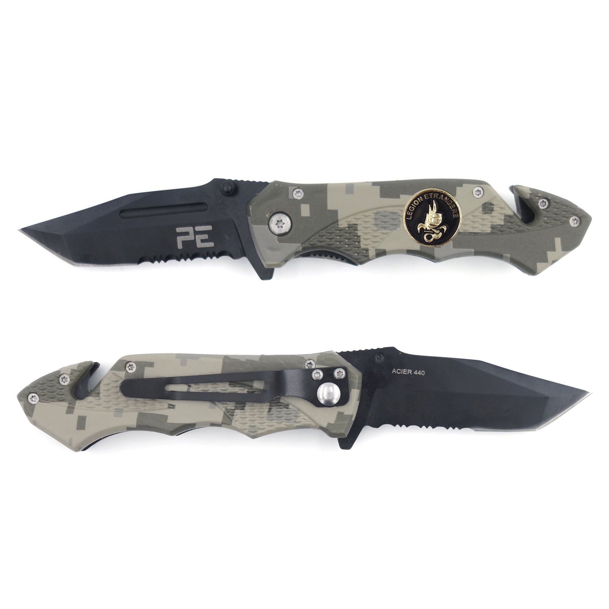 COUTEAU SURVIVAL LEGION AVEC ETUI  - 3 COUTEAU SURVIVAL LEGION AVEC ETUI  - 3