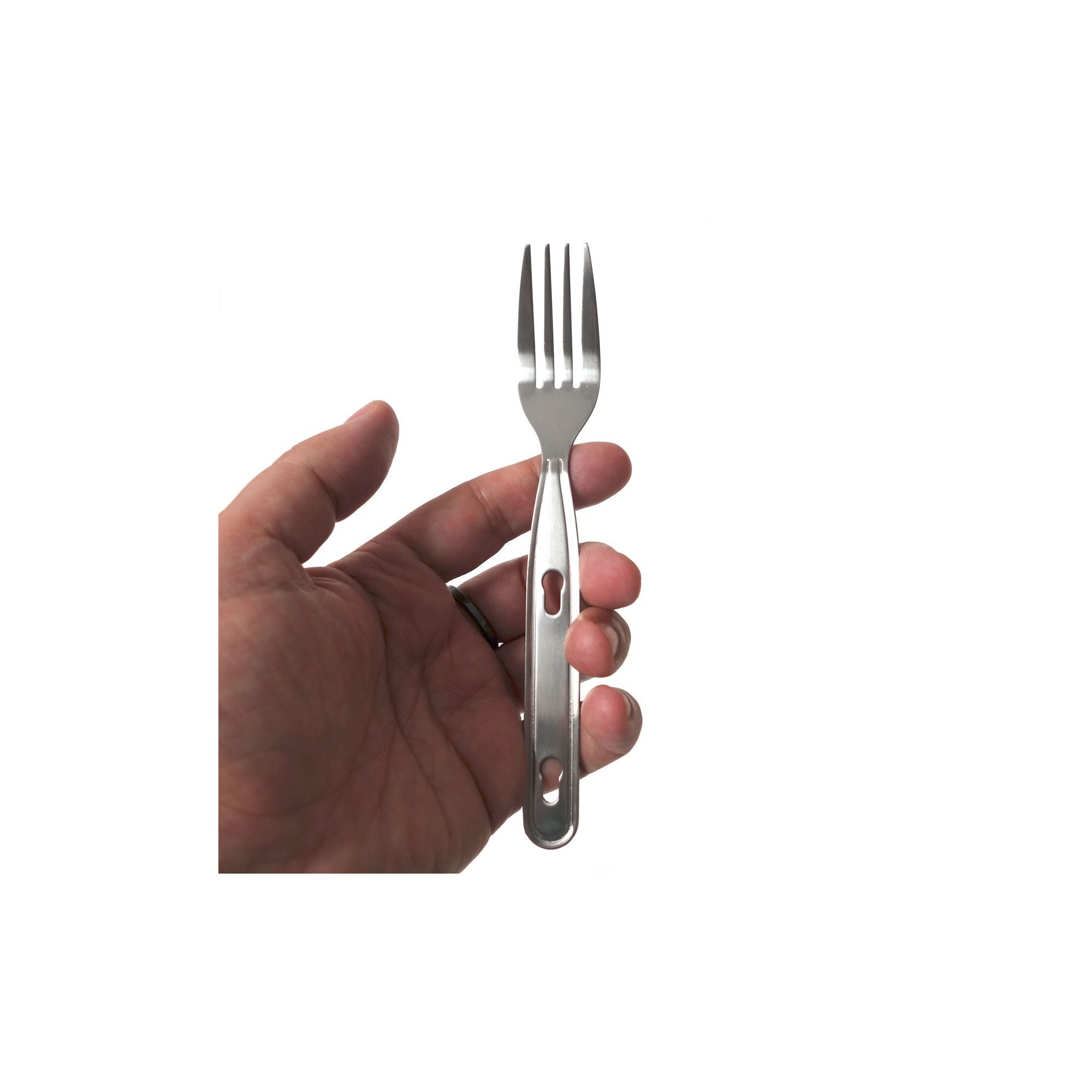 COUVERT CAMPING 3 PIECES INOX  - 2