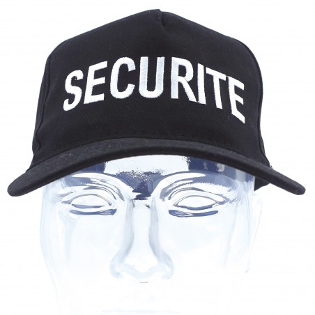 CASQUETTE NOIRE BRODEE SECURITE  - 2