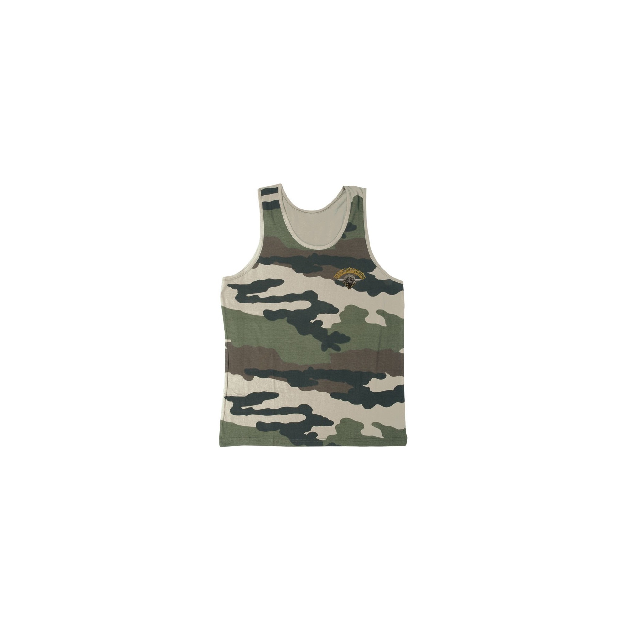 DEBARDEUR CAMOUFLAGE BRODE PARA  - 1 DEBARDEUR CAMOUFLAGE BRODE PARA  - 1