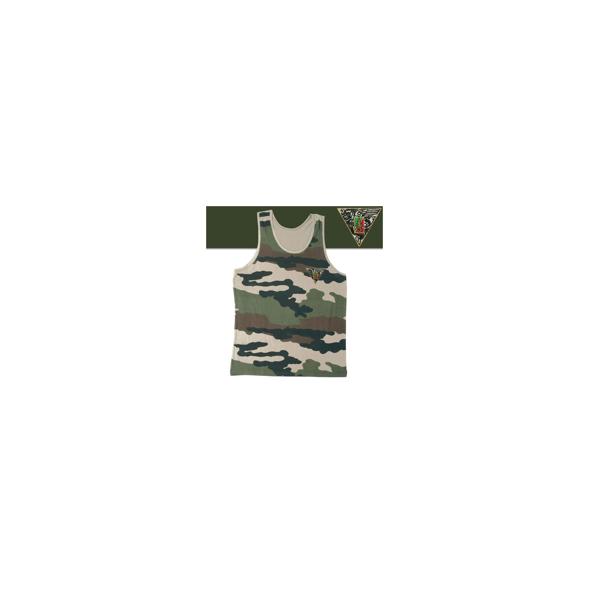 DEBARDEUR CAMOUFLAGE BRODE 2 REP  - 2