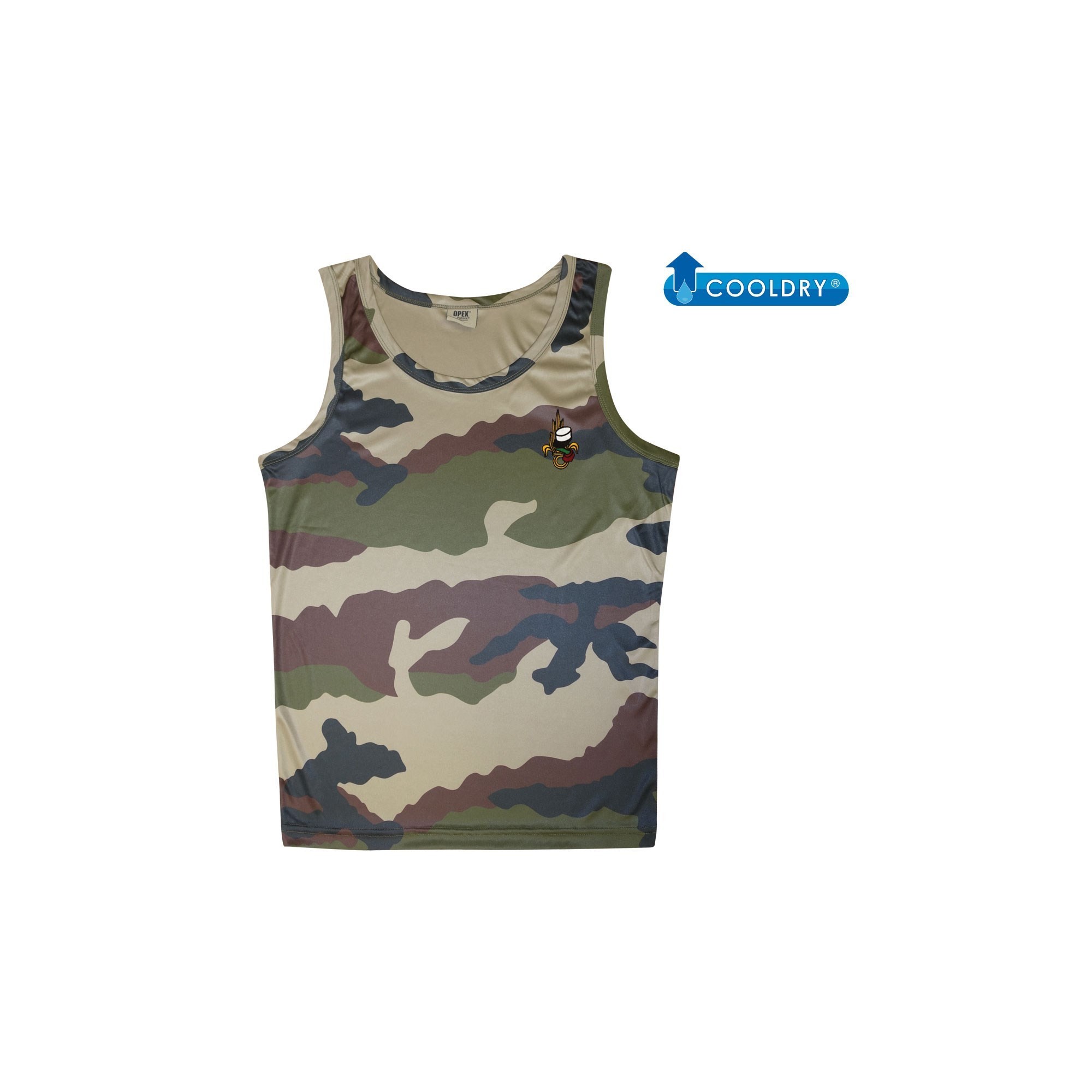 DEBARDEUR COOLDRY CAMO CE BRODE LEGION  - 1 DEBARDEUR COOLDRY CAMO CE BRODE LEGION  - 1