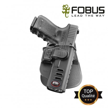 Holster rigide polymere pour Glock retention active index  - 1