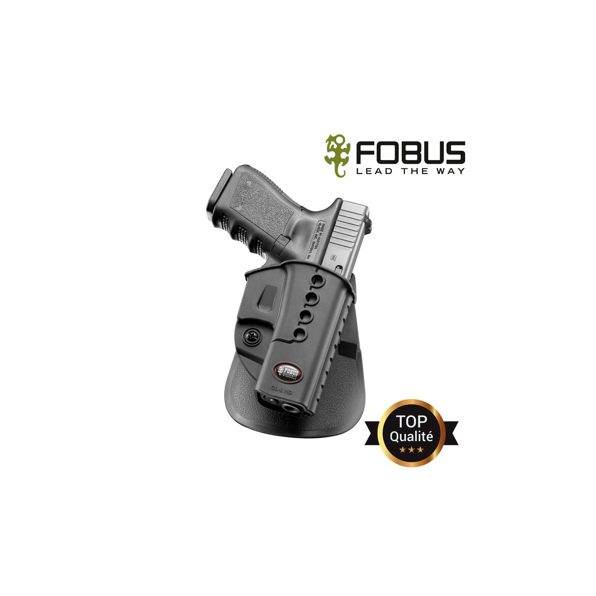 Holster rigide polymere pour Glock retention passive vis ajustage  - 1