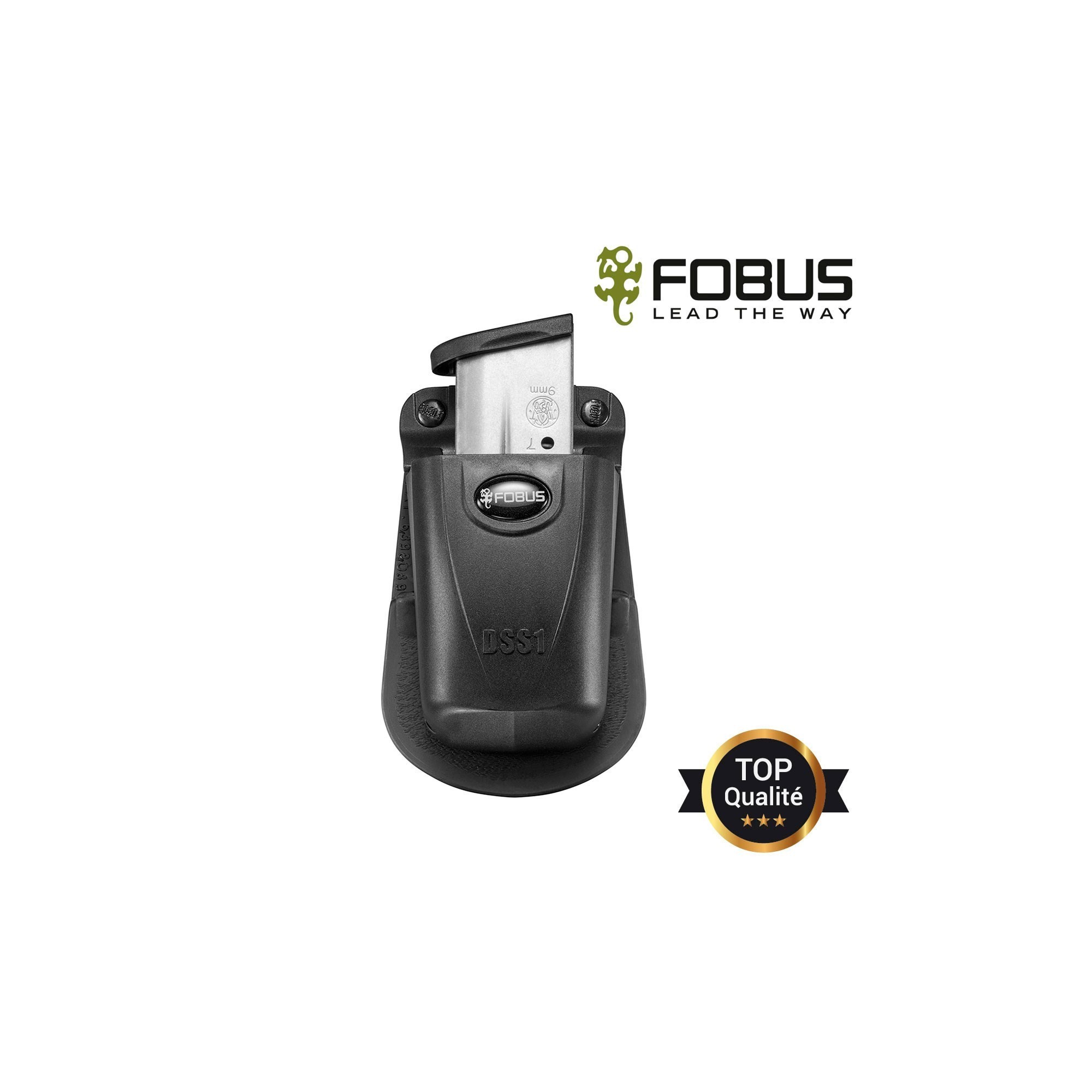 Porte chargeur simple polymere retention passive ajustable  - 1 Porte chargeur simple polymere retention passive ajustable  - 1