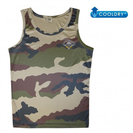 DEBARDEUR COOLDRY CAMO CE SERIGRAPHIE PARA  - 1