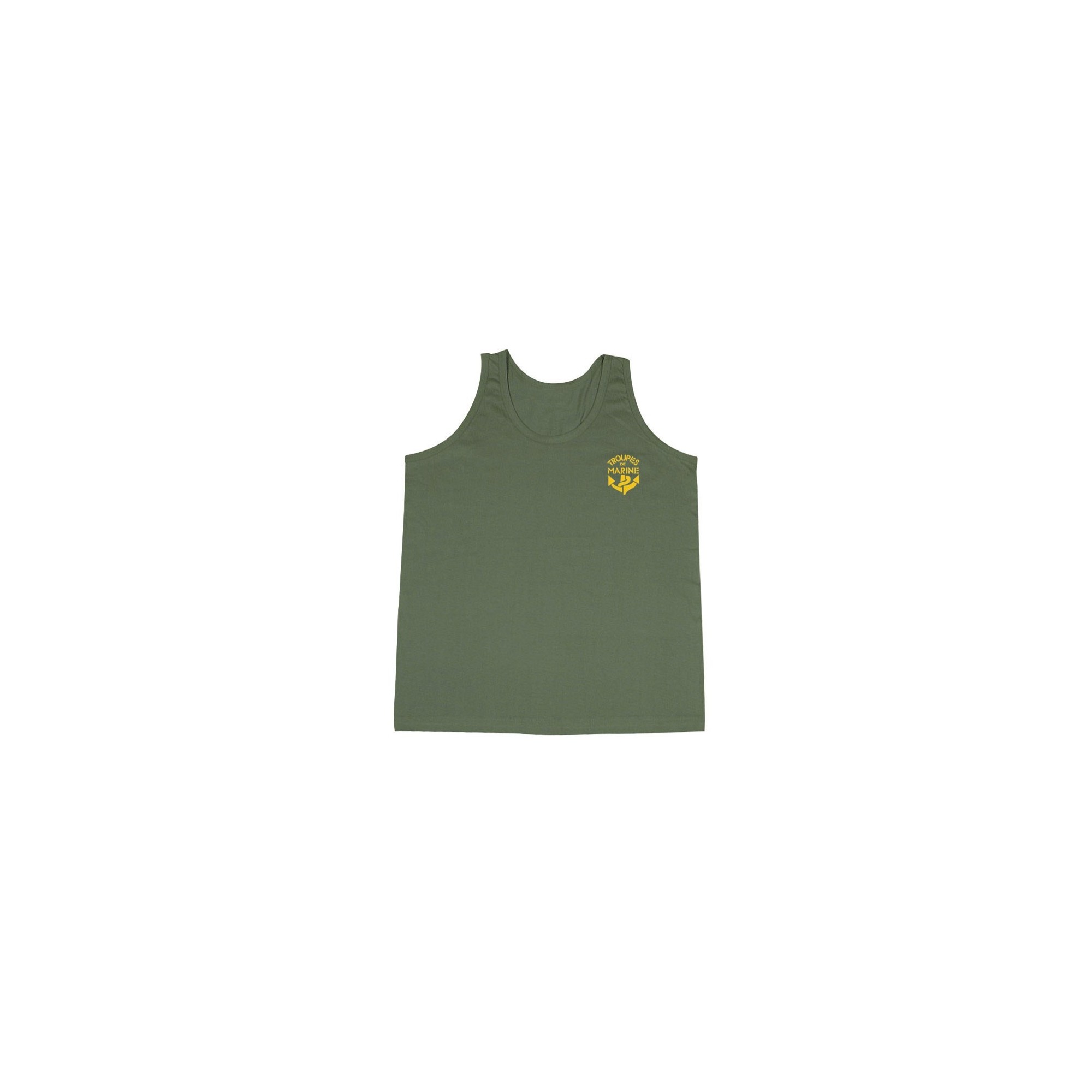 DEBARDEUR VERT SERIGRAPHIE TDM  - 1 DEBARDEUR VERT SERIGRAPHIE TDM  - 1