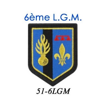 ECUSSON LEGION GENDARMERIE MOBILE BRODE  - 5