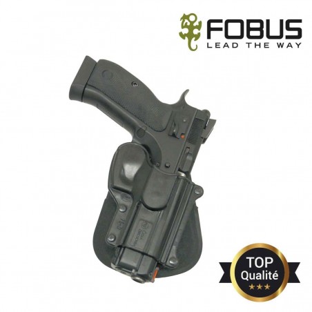 Holster Fobus pour CZ 75D, CZ 75B, CZ SP 01, 75D Compact avec rails  - 1