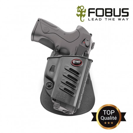 Holster rigide polymere Beretta 92FS Pamas retention passive vis ajus  - 1