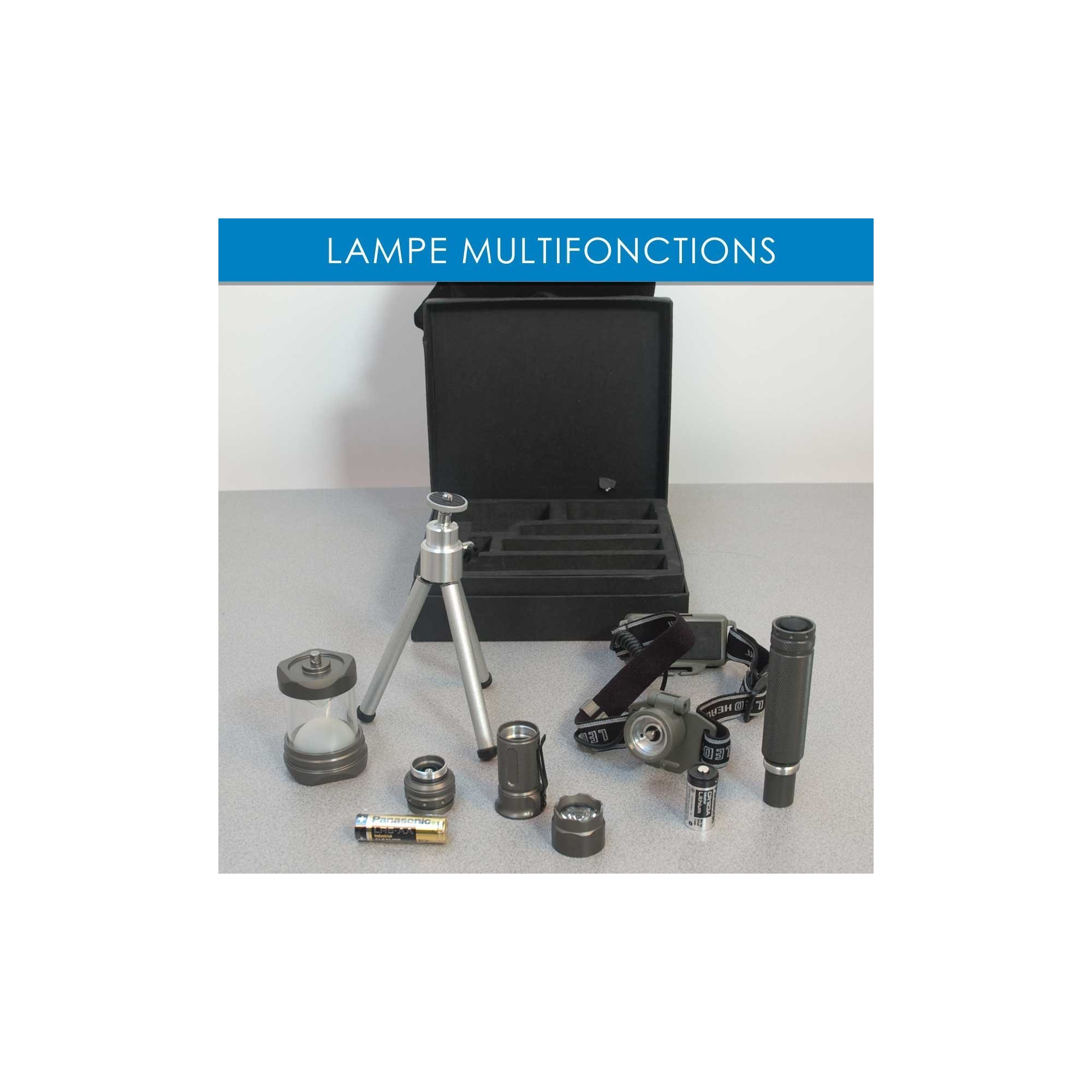 LAMPE TORCHE MULTI FONCTIONS 3 EN 1 - 1 LAMPE TORCHE MULTI FONCTIONS 3 EN 1 - 1