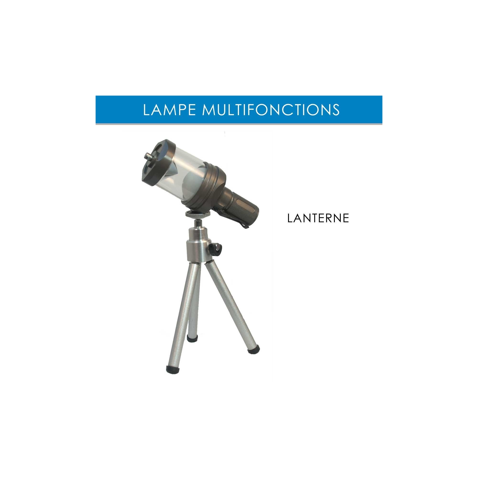 LAMPE TORCHE MULTI FONCTIONS 3 EN 1 - 3 LAMPE TORCHE MULTI FONCTIONS 3 EN 1 - 3