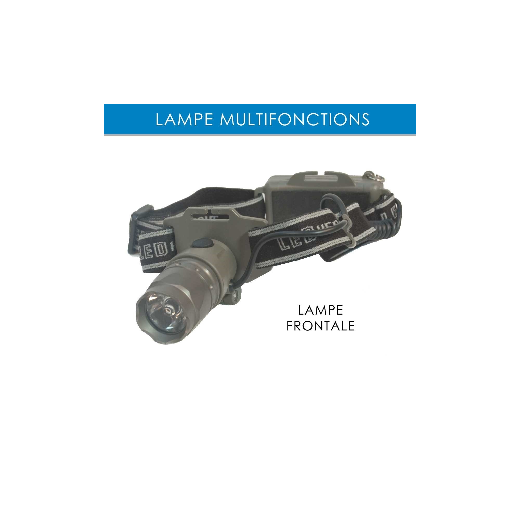 LAMPE TORCHE MULTI FONCTIONS 3 EN 1 - 4 LAMPE TORCHE MULTI FONCTIONS 3 EN 1 - 4