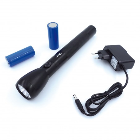 LAMPE TORCHE  NOIR RECHARGEABLE  - 1