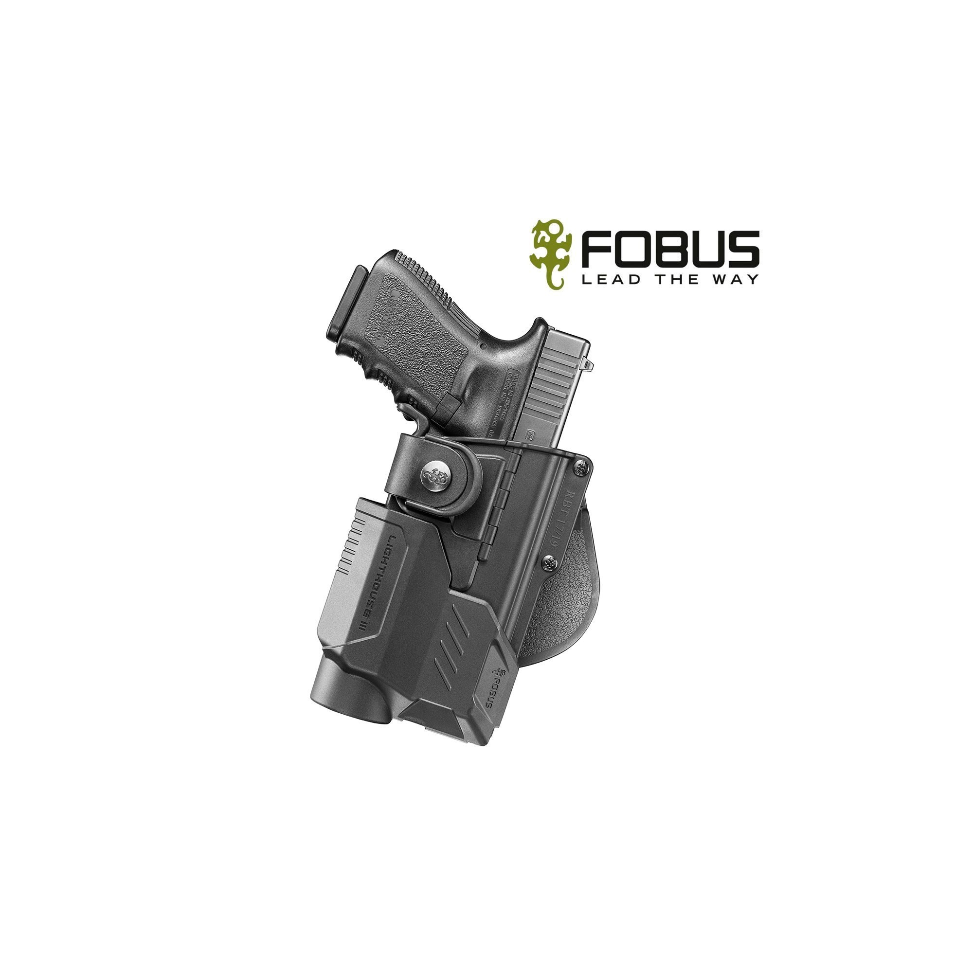 Holster rigide polymere pr Glock 17/22/31 + lighthouses II et III  - 3