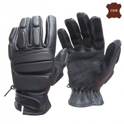 GANTS D'INTERVENTION TOUT CUIR COQUE ET KEVLAR (M) : : Mode