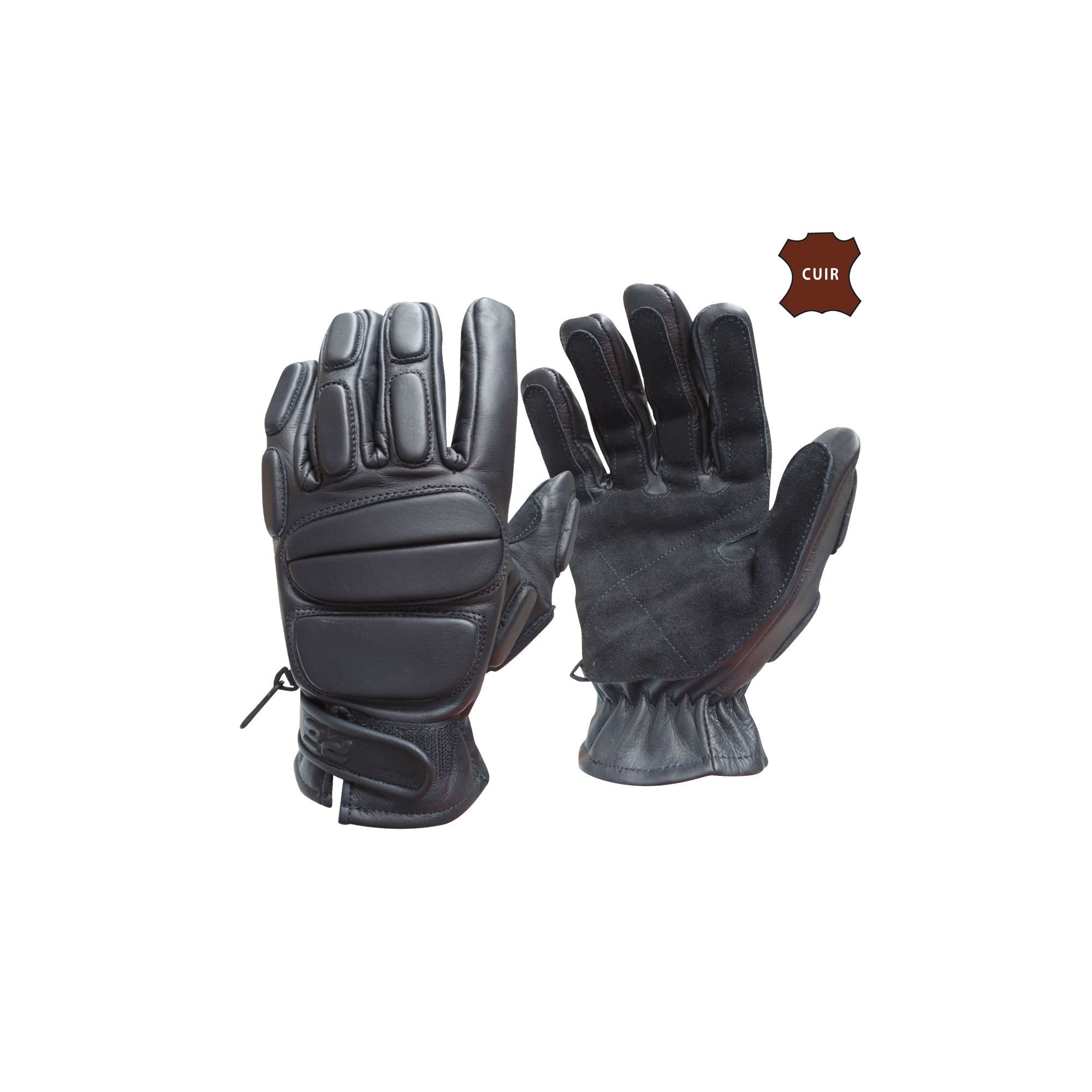 GANTS CUIR SWAT NEW DESIGN  - 1 GANTS CUIR SWAT NEW DESIGN  - 1