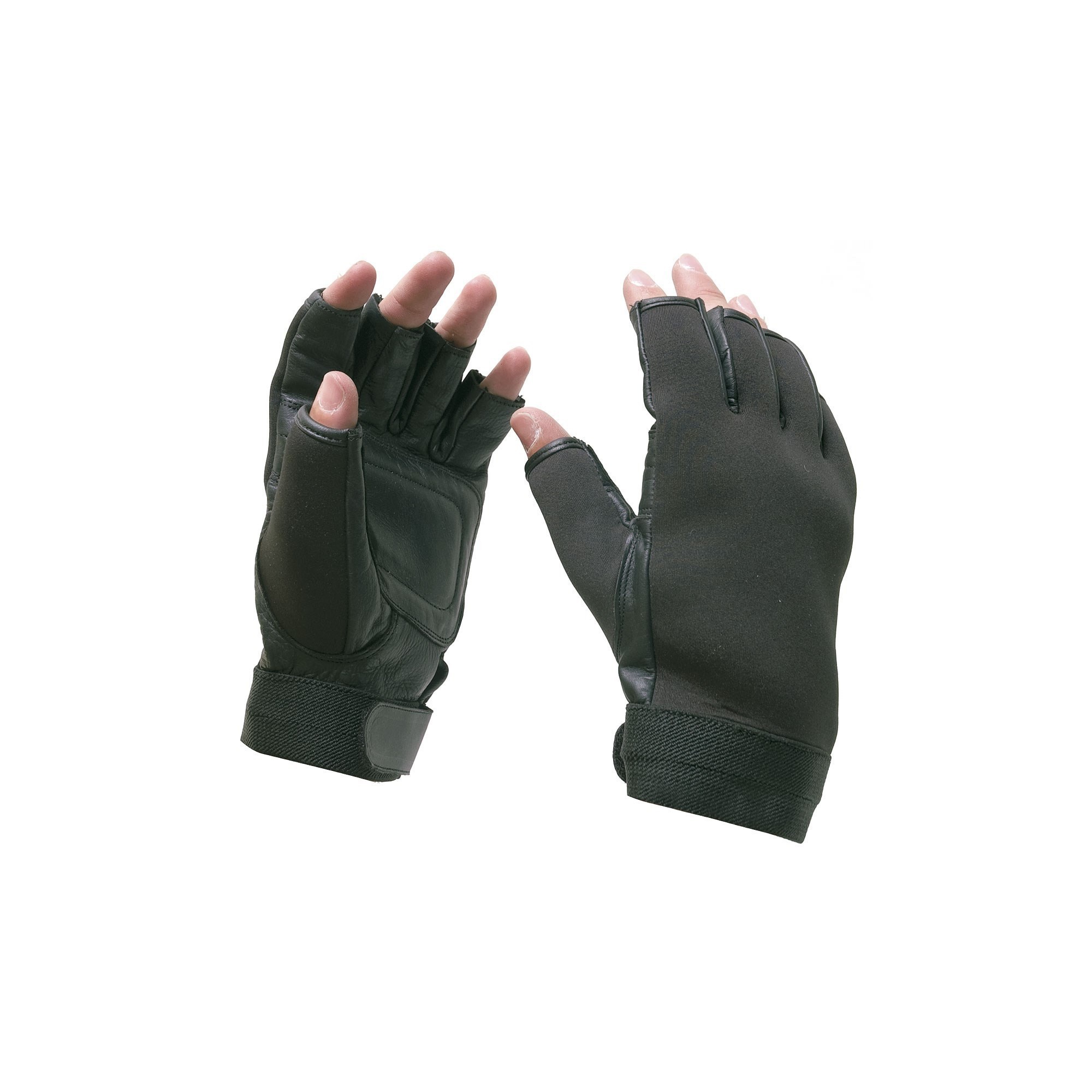 GANTS NEOPRENES ET CUIR DEMI DOIGT  - 1 GANTS NEOPRENES ET CUIR DEMI DOIGT  - 1