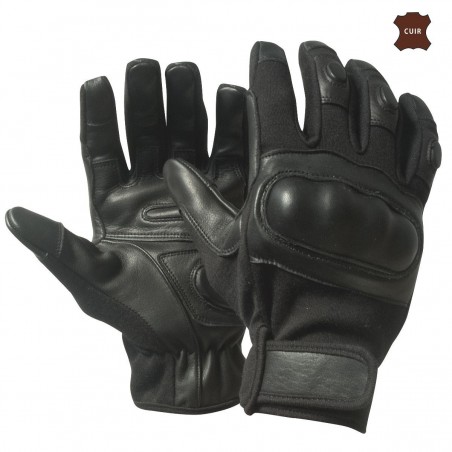 GANTS COQUES NOIRS  - 1