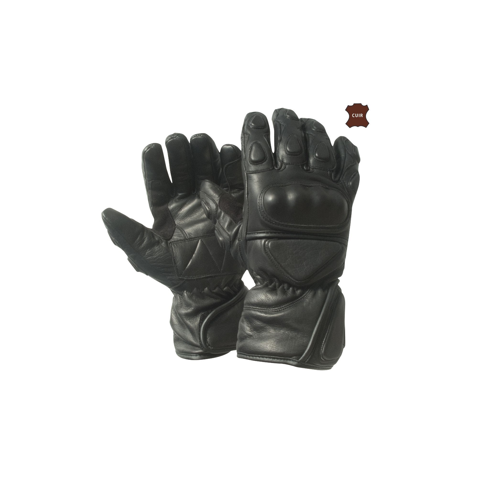 GANTS MOTO NOIRS - 1 GANTS MOTO NOIRS - 1