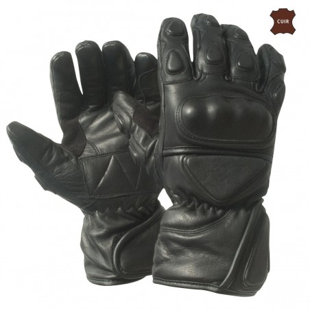 GANTS MOTO NOIRS  - 1