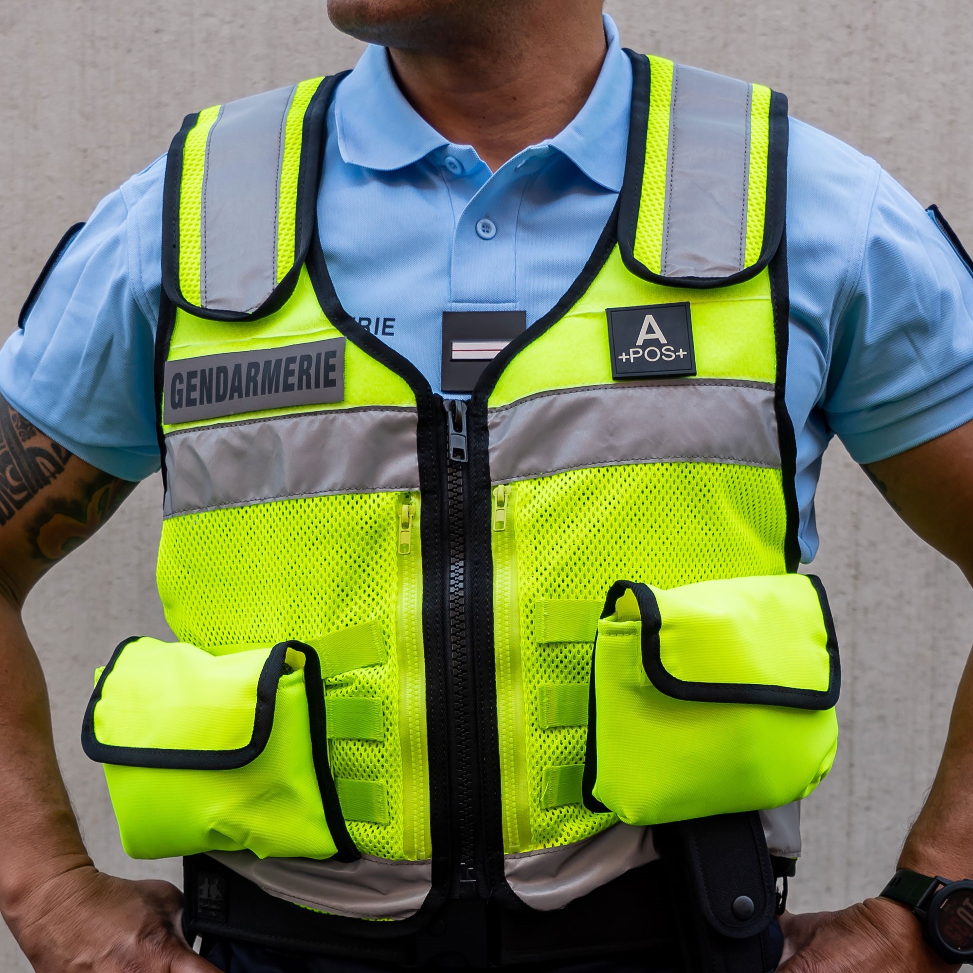 gilet jaune tactique gendarmerie