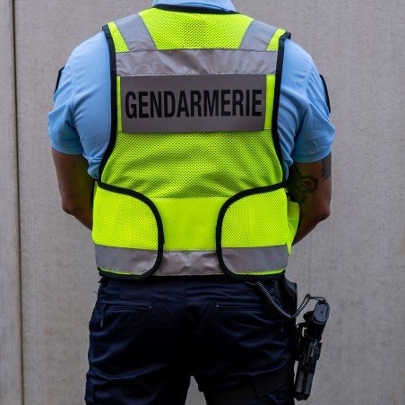 Gilet Tactique Sécurité jaune - SHOC