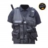 GILET FORCE INTERVENTION AVEC HOLSTER POUR PA OU TASER - 1 GILET FORCE INTERVENTION AVEC HOLSTER POUR PA OU TASER - 1