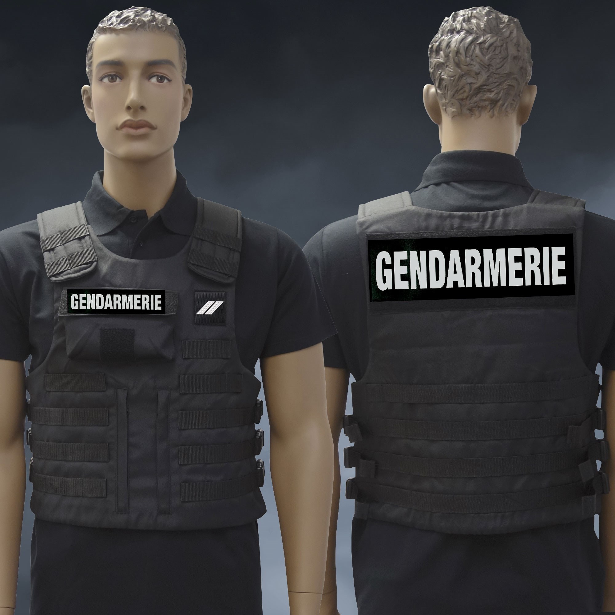 Gilet Tactique Police Gendarmerie Sécurité Douanes