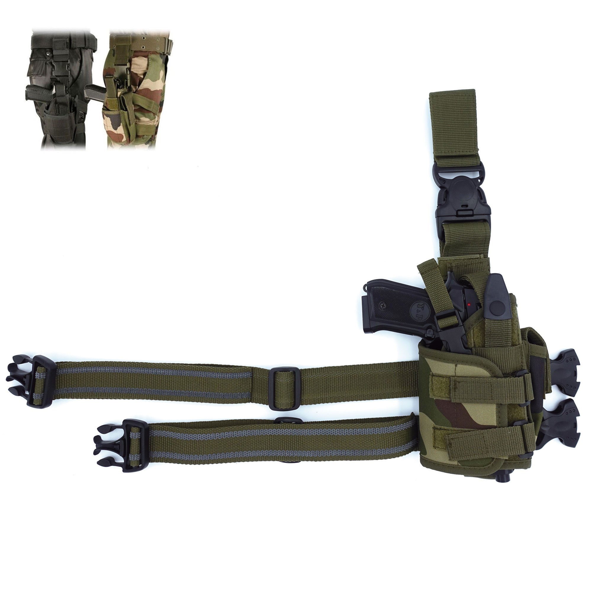 HOLSTER TACTICAL DE CUISSE  - 1 HOLSTER TACTICAL DE CUISSE  - 1
