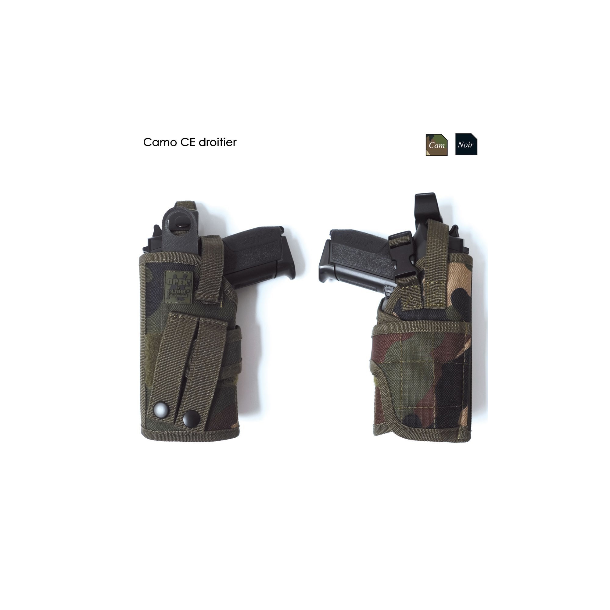 HOLSTER ATTACHES MOLLE  - 2 HOLSTER ATTACHES MOLLE  - 2