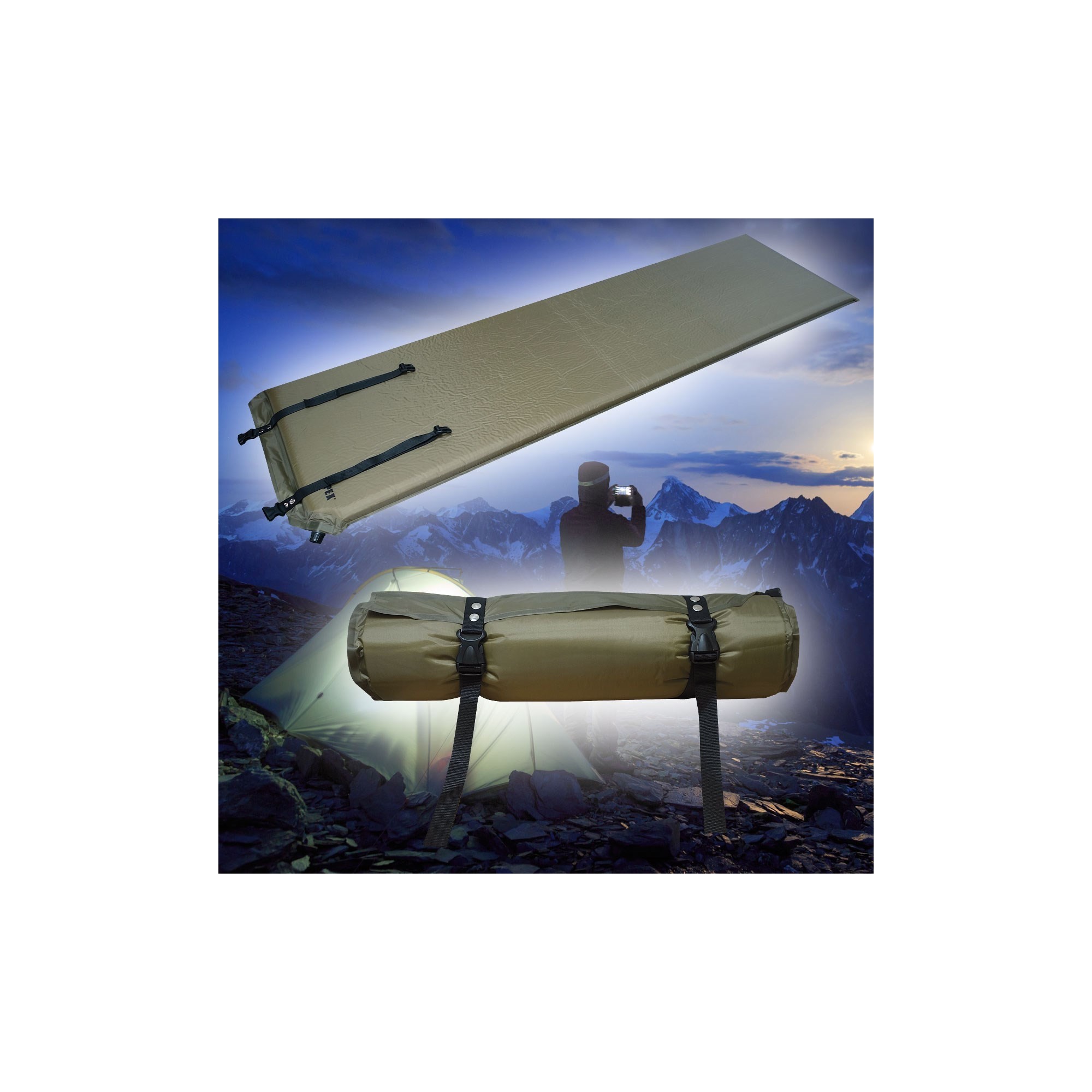 MATELAS AUTO GONFLABLE 3CM  - 1 MATELAS AUTO GONFLABLE 3CM  - 1