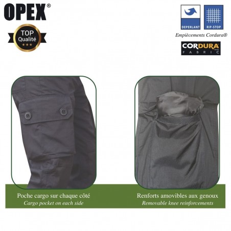 PANTALON GUERILLA NOIR OPEX  - 4