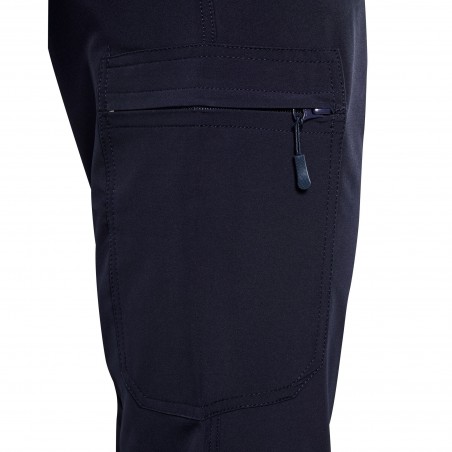 PANTALON INTERVENTION LEGER BLEU  poches latérales  - 2