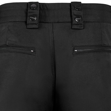 PANTALON INTERVENTION MAT NOIR  poches latérales  - 4